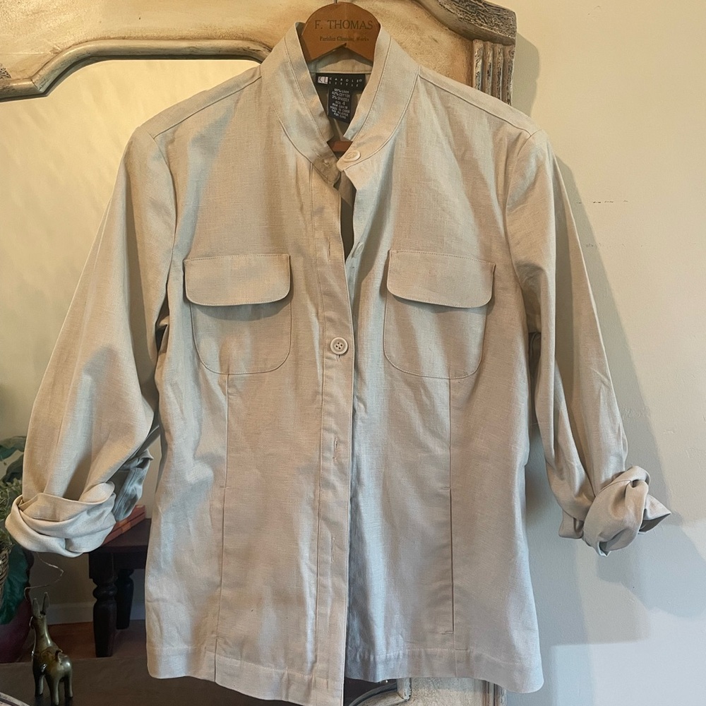 Vintage Carole Little | Linen Blazer